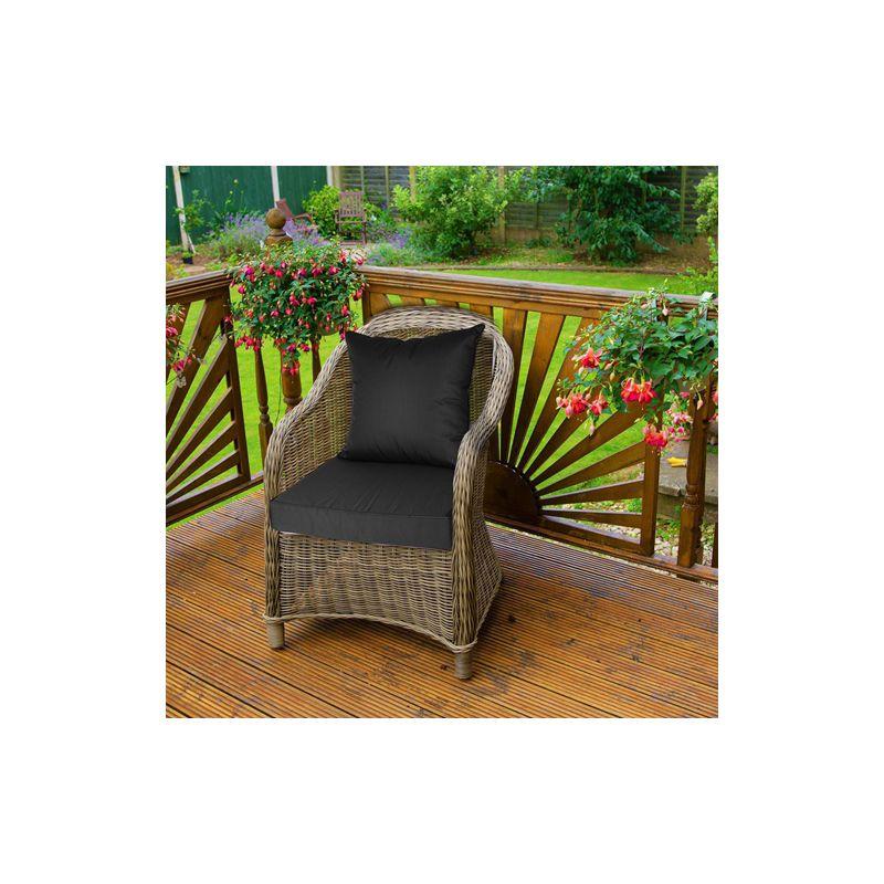 NewHome"Waterproof Outdoor Seat Cushion Set with Removable Cover, Fade-Resistant for Patio Chairs & Sofas"JujubeRed