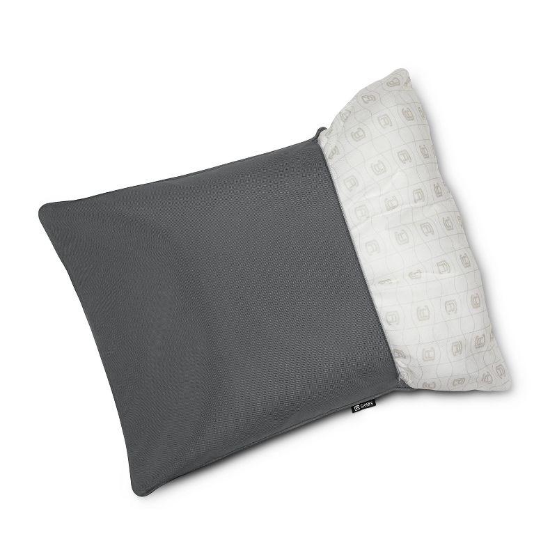 Montlake FadeSafe Light Charcoal Square Outdoor Pillow Set