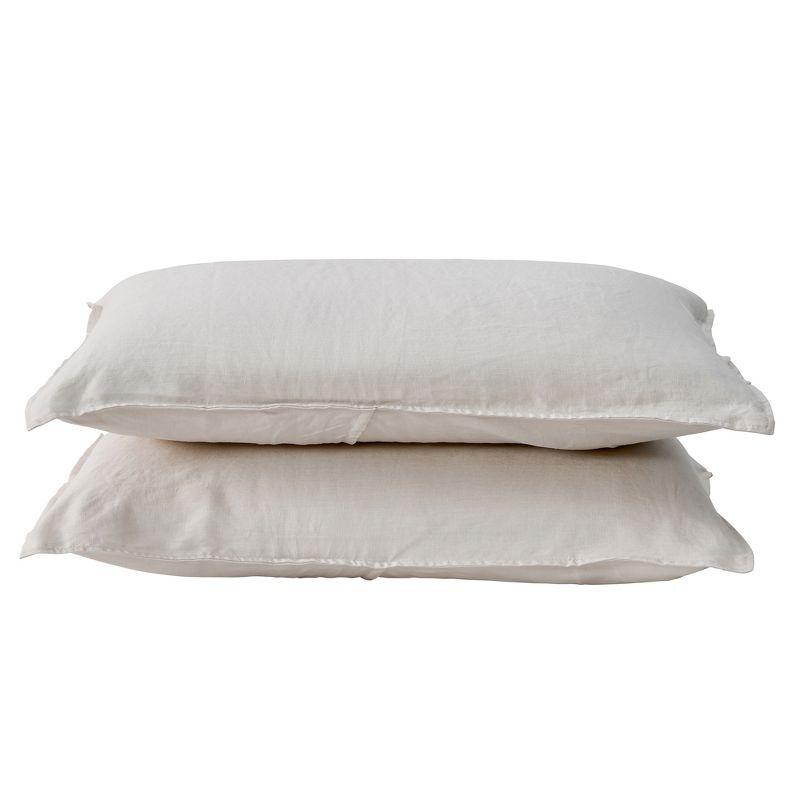 100% European Flax Linen Pillow Sham Set (Set of 2)