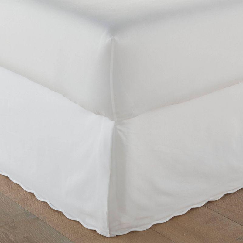 Stone Cottage Bedding Stone Cottage Solid Scalloped Cotton Bedskirt