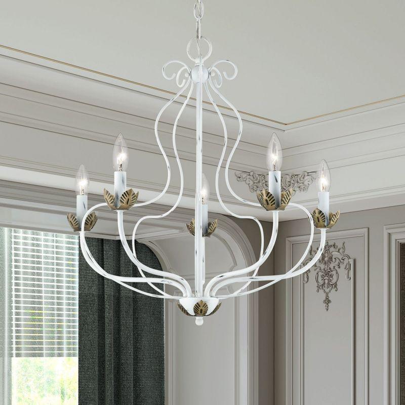 Mallory 5 - Light Dimmable Chandelier