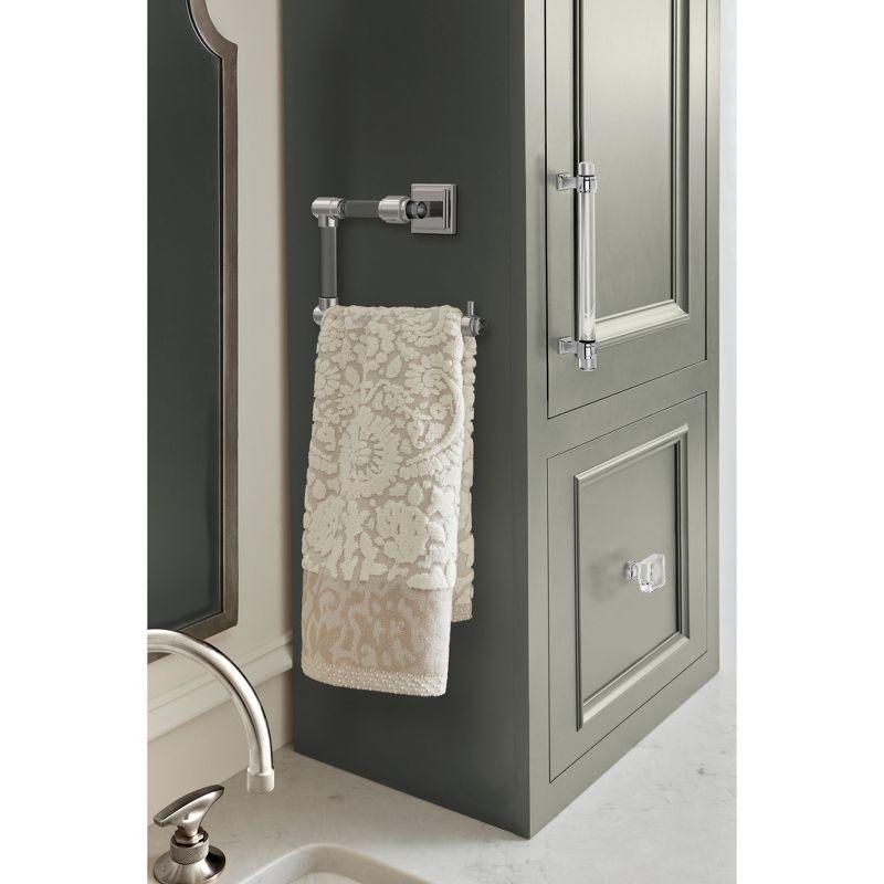 Amerock Glacio Clear/Chrome Open Towel Ring