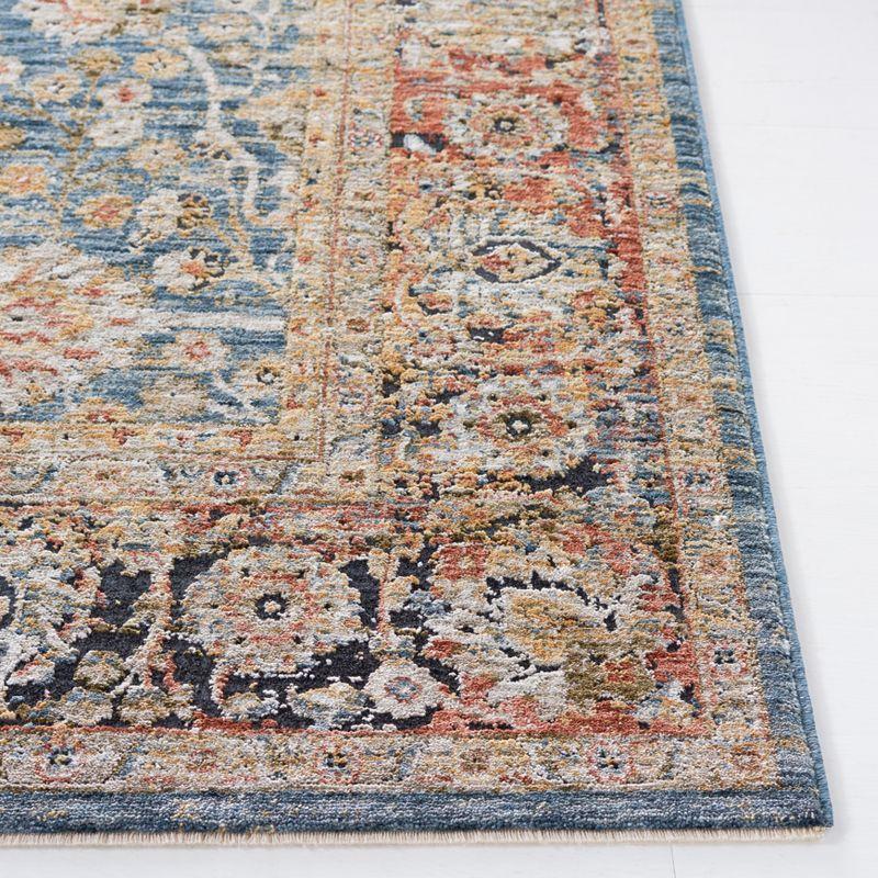 Silverado 112 Area Rug In Blue / Rust