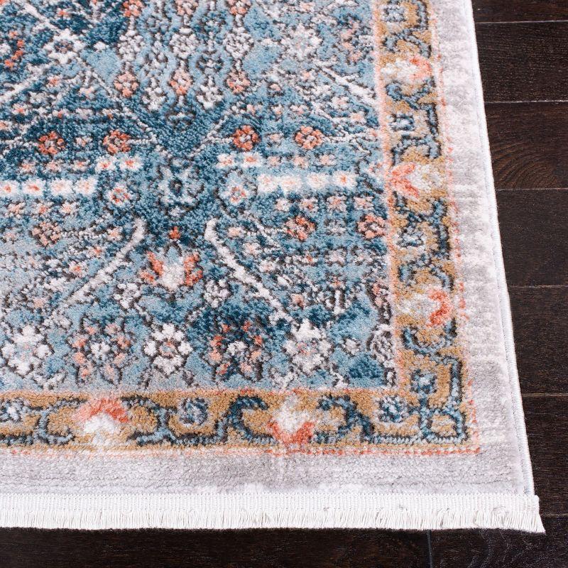 Shivan SHV714 Power Loomed Indoor Area Rug - Blue/Red - 9'x12' - Safavieh
