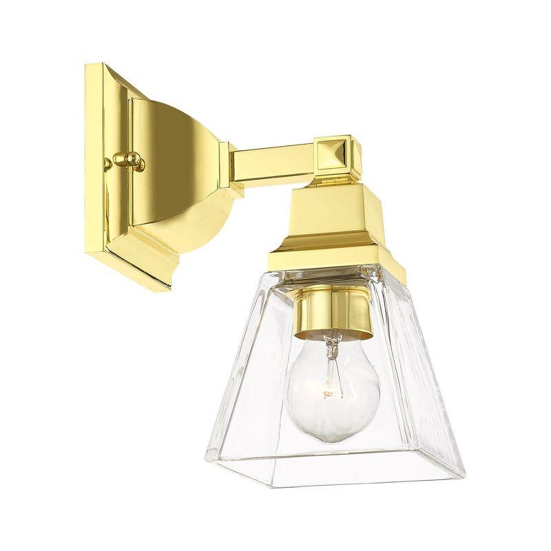 Livex Lighting Mission 1 - Light Sconce in  Polished Brass