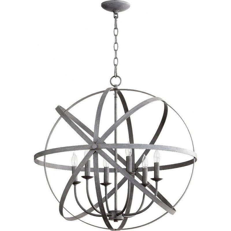 Celeste Zinc 6-Light Transitional Chandelier