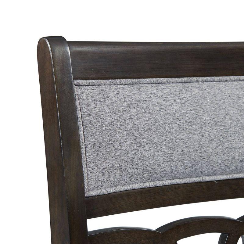 Set of 2 Taylor Counter Height Barstools Walnut - Picket House Furnishings: Upholstered, Armless