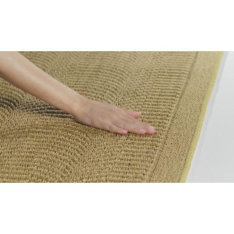 Desert Sand Geometric Sisal 4' x 6' Area Rug