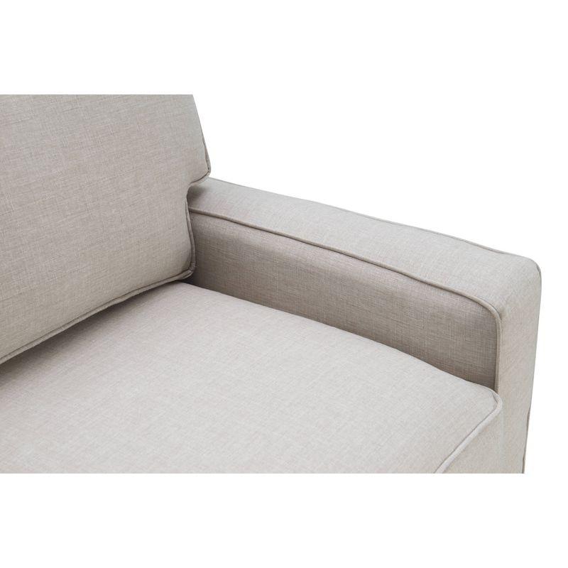 Serta Palisades 73" Track Arm Sofa, Easy Care Fabric, Soft Pillow Back, Pocket Coil Seat Cushions