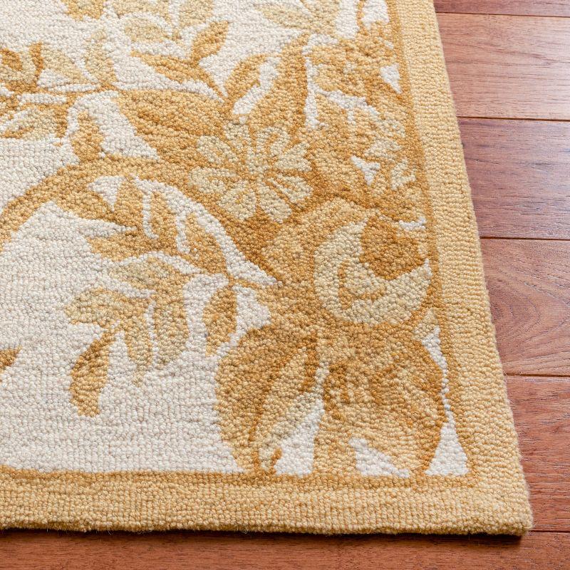 Chelsea HK250 Handmade Area Rug - 8'x10' - Ivory/Gold - Safavieh