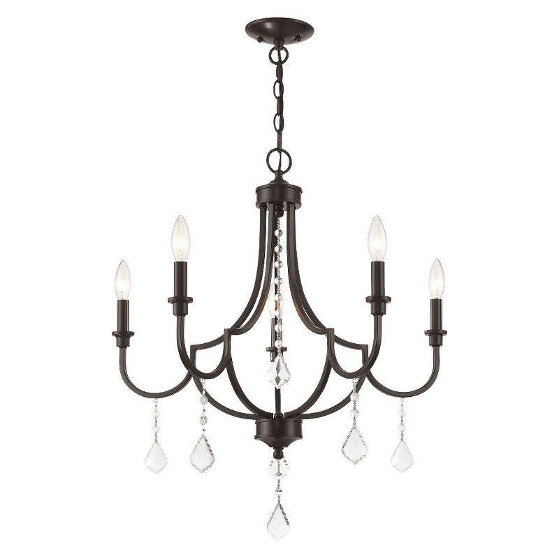 Livex Lighting Glendale 5 - Light Chandelier in  English Bronze