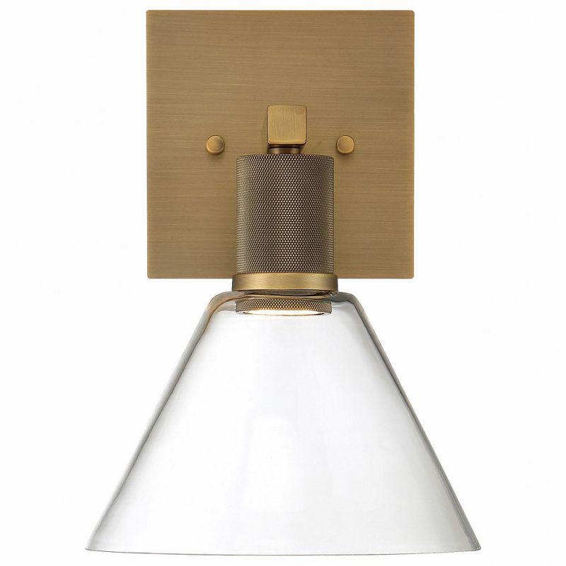 Access Lighting Port Nine 1 - Light Wall Light in  Antique Brushed Brass