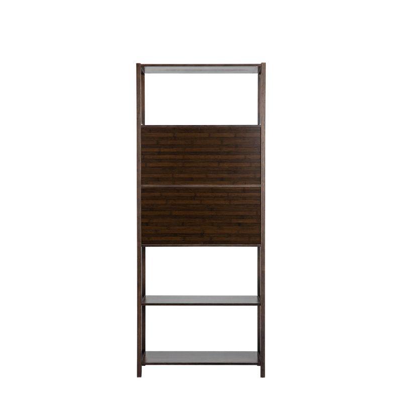 Selma Bamboo Bookcase Right Facing Spindle Cabinet - Boraam