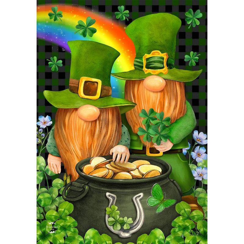 Briarwood Lane Irish Gnomes St. Patrick's Day Garden Flag 12.5" x