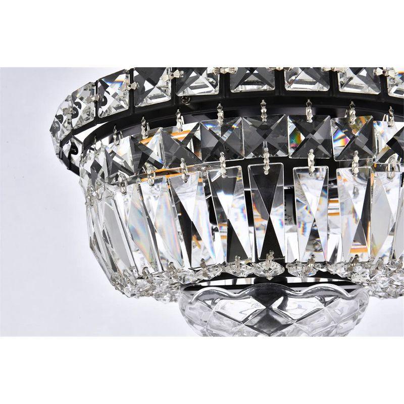 Elegant Lighting Tranquil 10 inch black flush mount