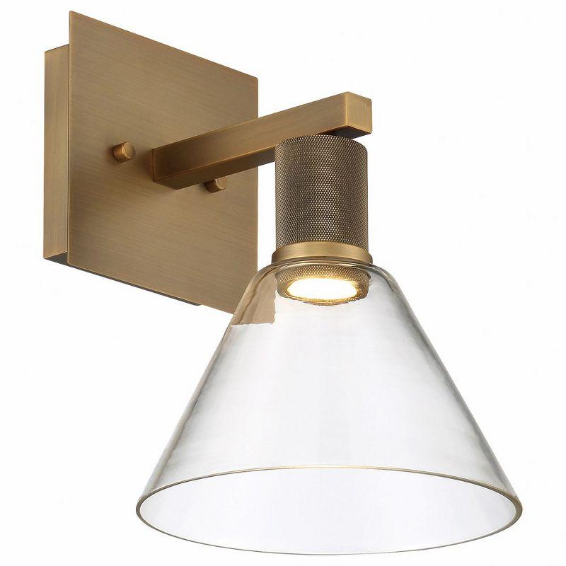 Access Lighting Port Nine 1 - Light Wall Light in  Antique Brushed Brass