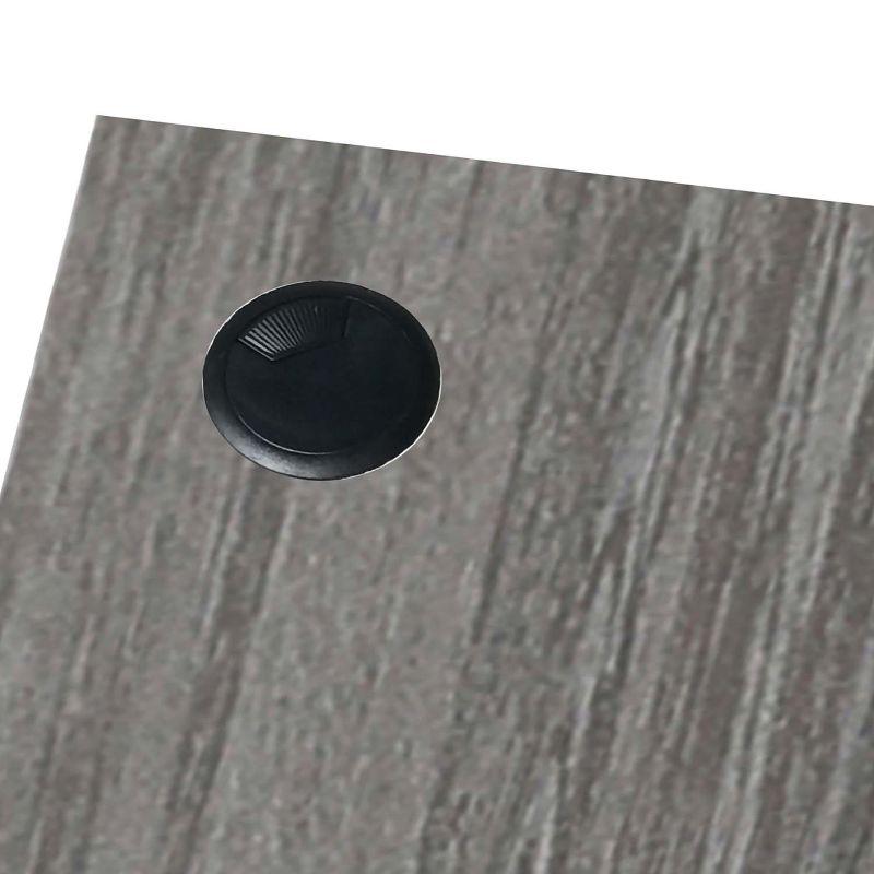 Saint Birch Ansel 56 inches L-Desk with Keyborad Pullout Tray, White