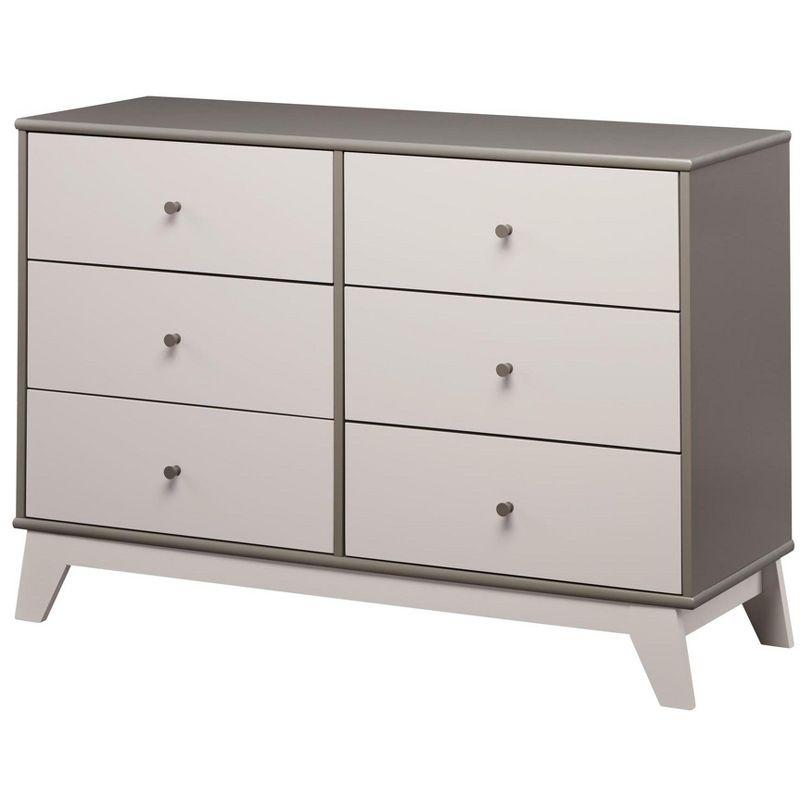 Rowan Valley Flint 6 Drawer Double Dresser