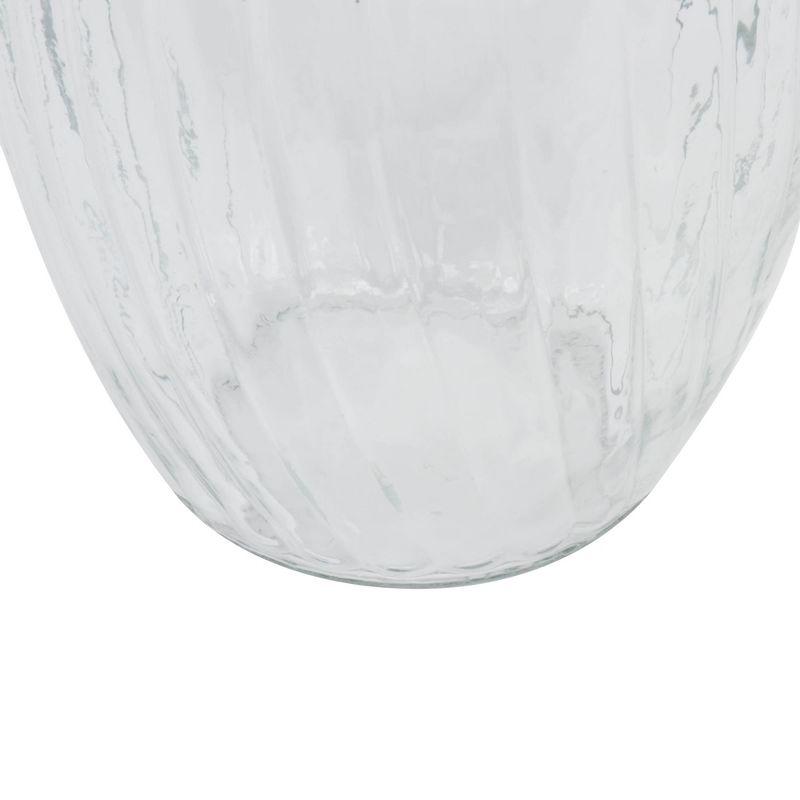 Vickerman 8" Clear Rose Vase. Includes two pieces per set.