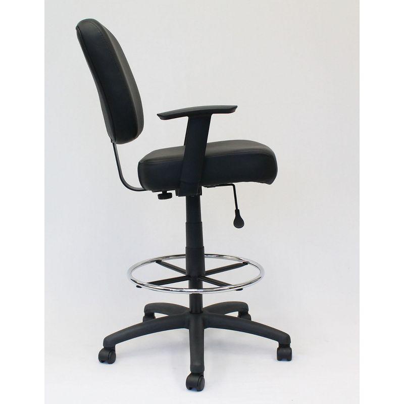 Modern Drafting Stool Black - Boss