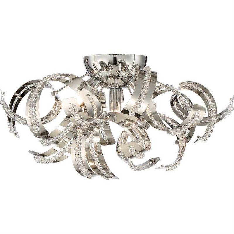 Quoizel Lighting Ribbons 4 - Light Flush Mount in  Millenia