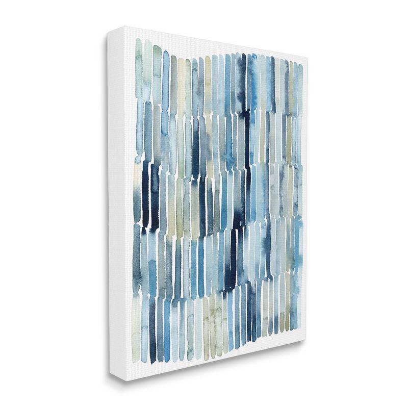 Blue and Beige Nautical Abstract Canvas Wall Art, 24 x 30