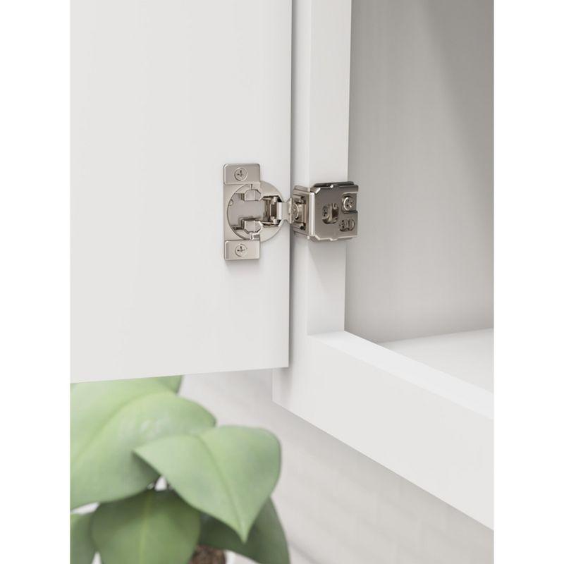 Amerock Concealed Compact Hinge for Face Frame Cabinets, 2 Pack