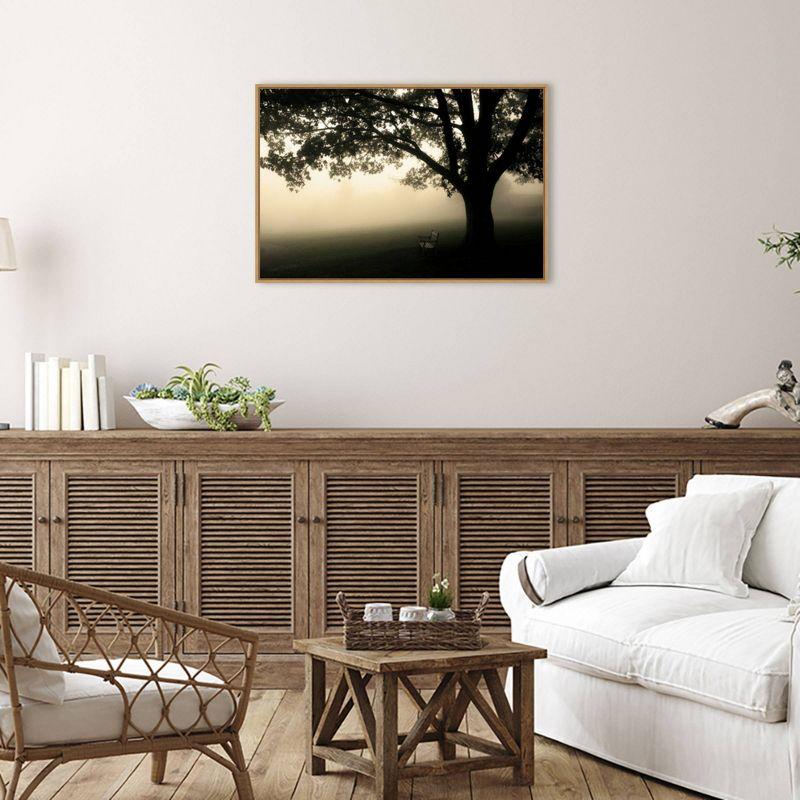Amanti Art 33" x 23" Shenandoah by Andy Magee Framed Canvas Wall Art Print : Landscape, Framed Tree Art