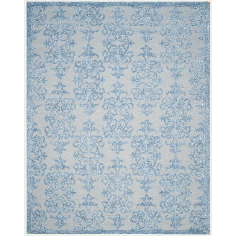 Bella BEL127 Hand Tufted Area Rug - Blue - 8'x10' - Safavieh.