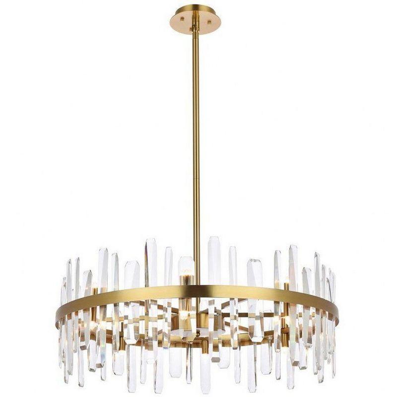 Elegant Lighting Serena 16 - Light Chandelier in  Satin Gold