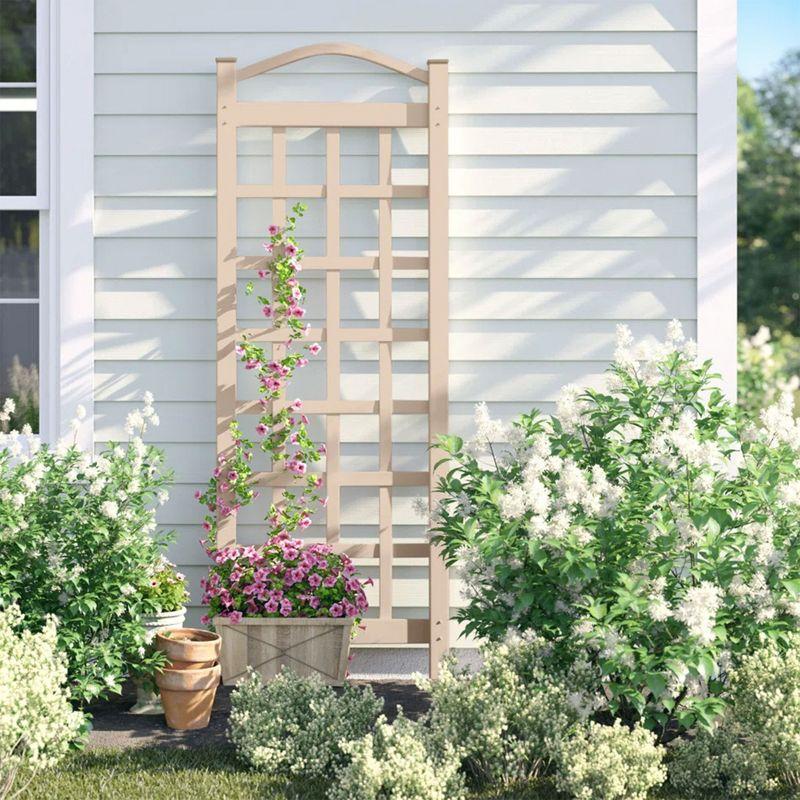 Dura-Trel Cambridge 28 x 75 Inch PVC Vinyl Outdoor Garden Patio Trellis