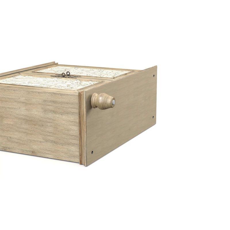 Kelly Clarkson Home Liza 2-Door Carved Wood Storage Cabinet