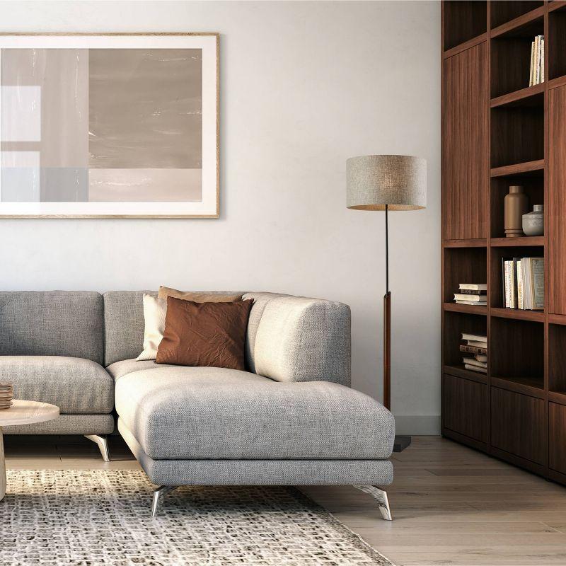 Cornelius Wood Floor Lamp (53")