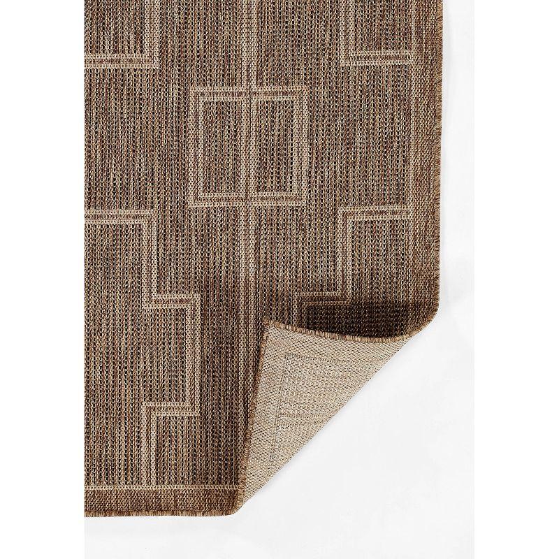 Momeni 3'3"x5' Hampton Zaid Machine Loomed Indoor/Outdoor Area Rug Natural: Geometric Pattern, Low Pile, Polypropylene