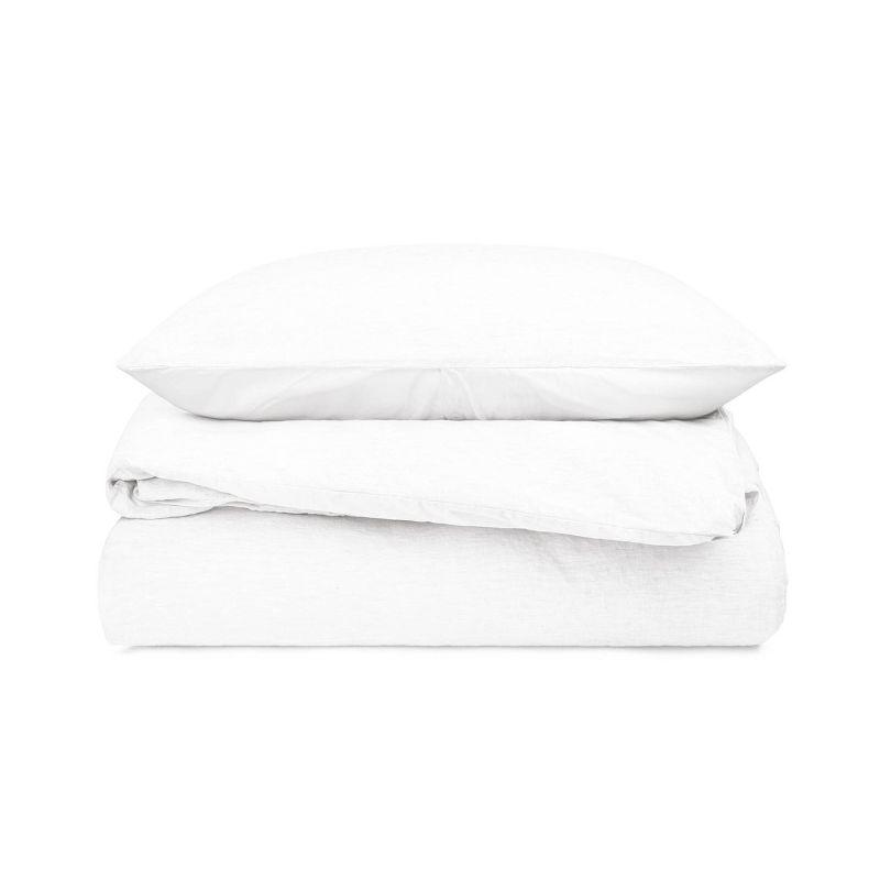 French Linen and Cotton Duvet Cover & Sham Set | BOKSER HOME