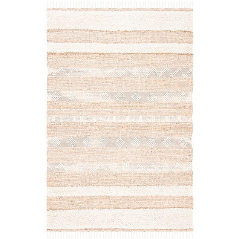 Natura NAT123 Hand Woven Area Rug - Natural/Ivory - 3'x5' - Safavieh.