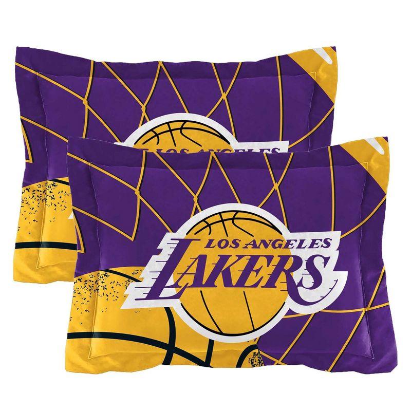 Sweet Home Collection NBA Los Angeles Lakers Comforter & Sham set Full/Queen