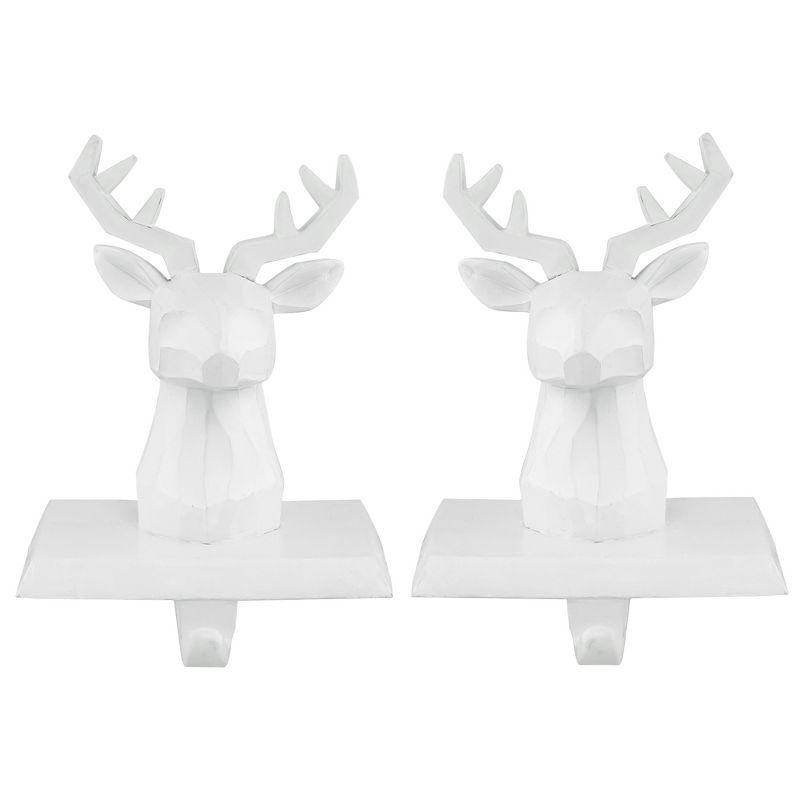 Reindeer Head Christmas Stocking Holders