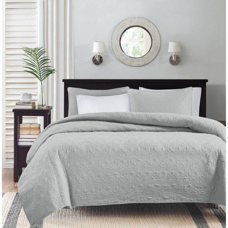 Madison Park Vancouver Reversible Coverlet Set