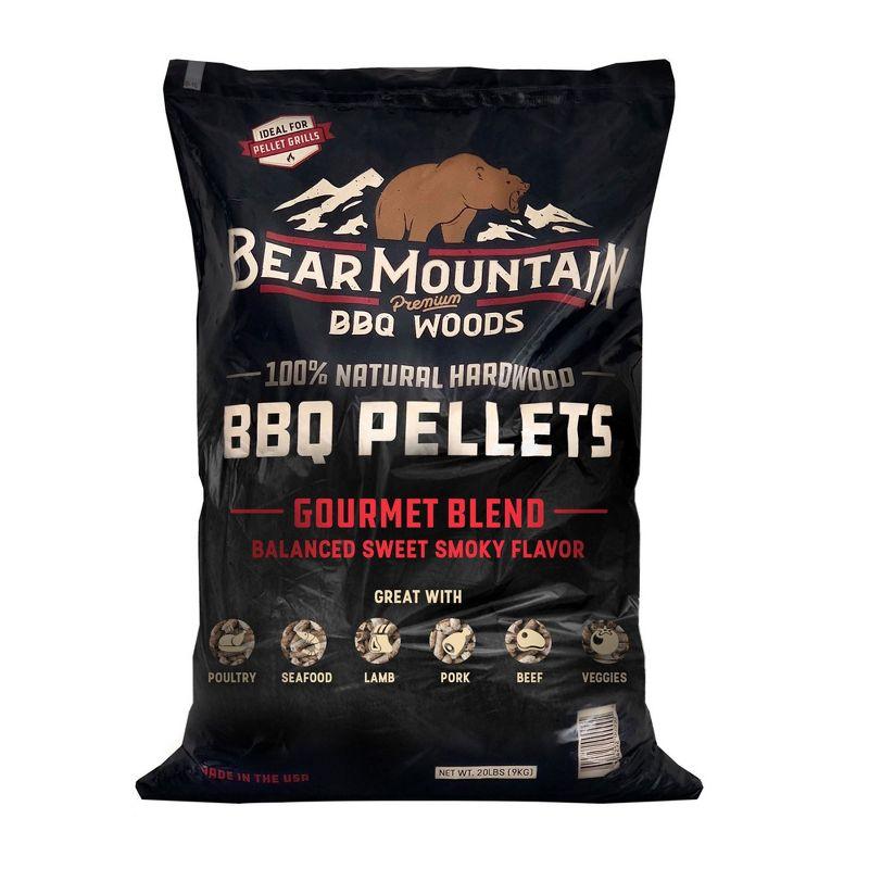 Bear Mountain BBQ Bear Mountain BBQ All-Natural Hardwood Gourmet Blend Smoker Pellets