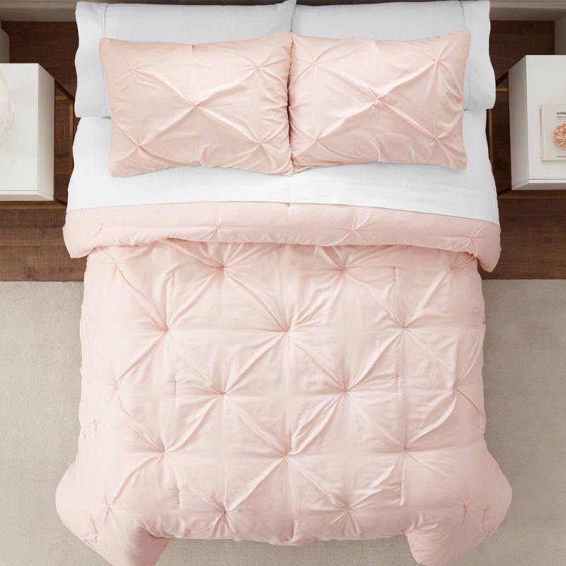 Serta Simply Clean Pleated Comforter Set