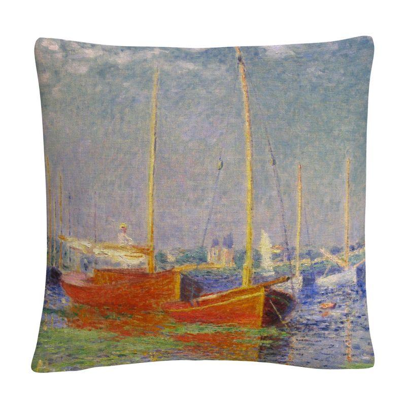 Claude Monet Throw Pillow