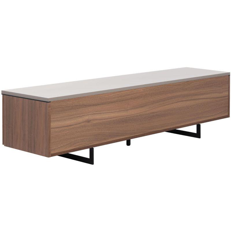 Archie Chevron TV Stand - SFV8716 - Walnut - Safavieh Couture