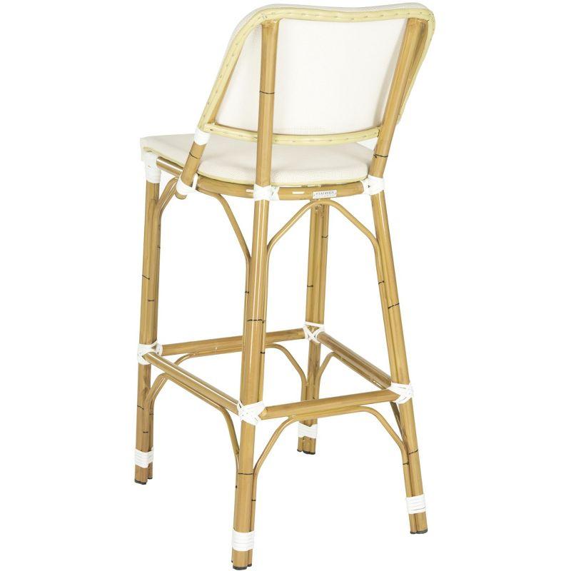 Deltana Barstool - Indoor/Outdoor - FOX5208 - Beige - Safavieh