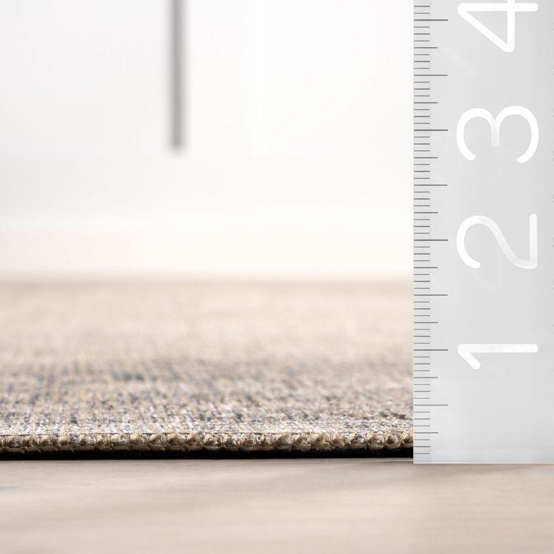 Nuloom Hillstone Collection Else Traditional Vintage Medallion Area Rug, 4' x 6', Beige