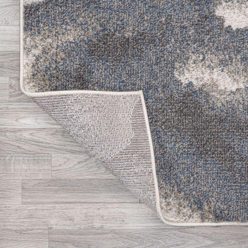 Petalo Abstract Two-Tone Modern Area Rug - JONATHAN Y