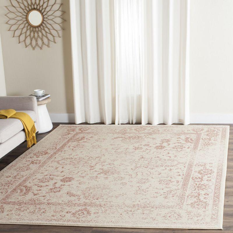 Adirondack ADR109 Machine Made Indoor Area Rug - Ivory/Rose - 11'x15' - Safavieh