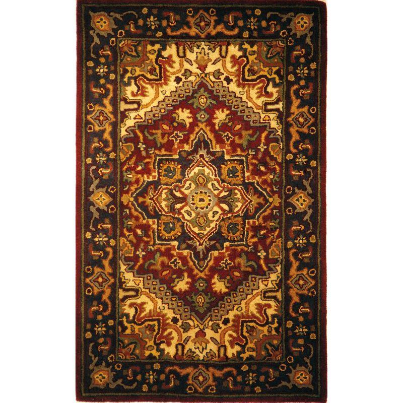 Heritage HG625 Handmade Accent Rug - 2'x3' - Red - Safavieh