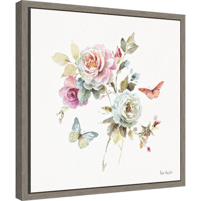 Amanti Art Beautiful Romance VII by Lisa Audit Canvas Wall Art Print Framed 16-in. x 16-in.