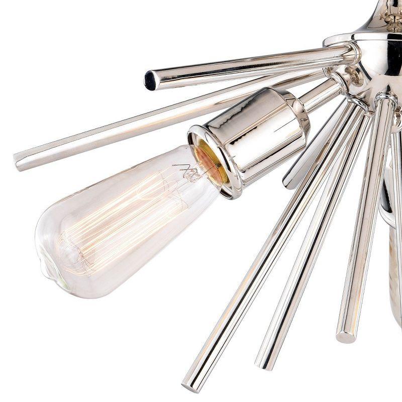 Vaxcel Estelle 3 - Light Flush Mount in  Polished Nickel